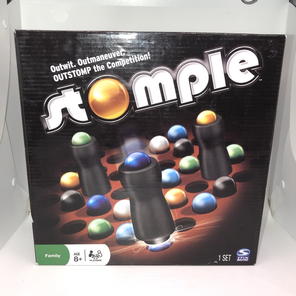 NEW Rare 2010 Stomple Outwit Outmaneuver OUTSTOMP! Marbles Board Game